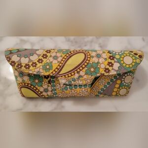 Vera Bradley Floral Paisley eye glasses case